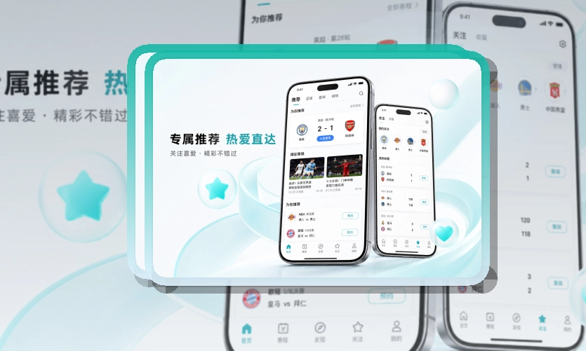 8868体育 App使用亮点,比赛日更方便 页面展示